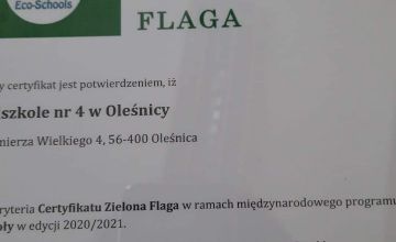 Certyfikat Zielonej Flagi