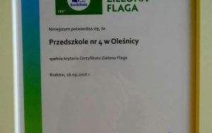 Certyfikat Zielonej Flagi przyznany na 3 lata (3)